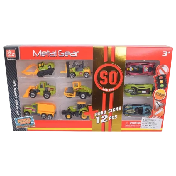 Set de mașini Metal Gear 40037 8600019440037   / / Black Multicolor photo 1