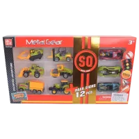 Комплект машин Metal Gear 40037 8600019440037   / / Черный Разноцветный