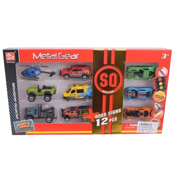 Set de mașini Metal Gear 40037 8600019440037   / / Black Multicolor photo 7