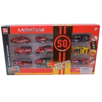 Комплект машин Metal Gear 40051 8600019440051   / / Черный Разноцветный