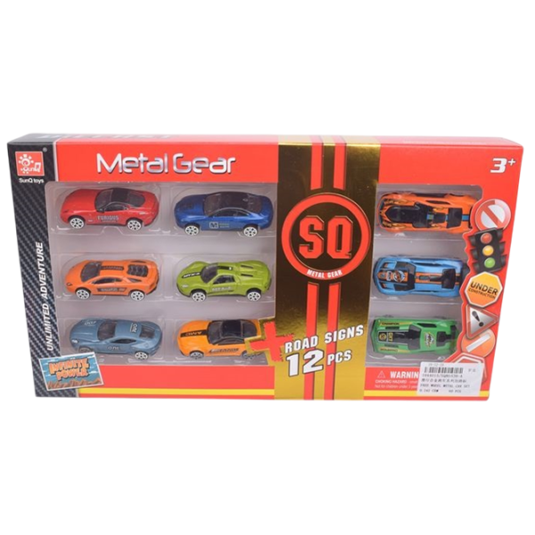Комплект машин Metal Gear 40150 8600019440150   / / Черный Разноцветный photo 1