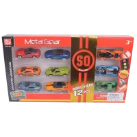 Комплект машин Metal Gear 40150 8600019440150   / / Черный Разноцветный