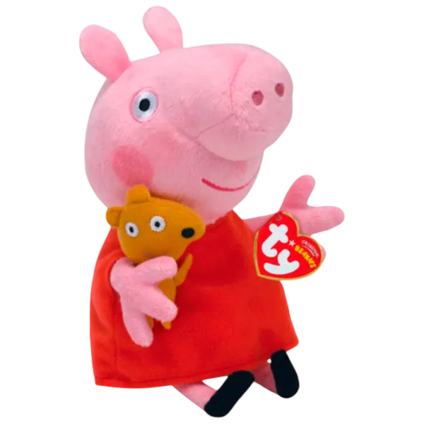 Jucărie moale Ty Beanie Babies Peppa TY46128 1+ / Pink photo 1