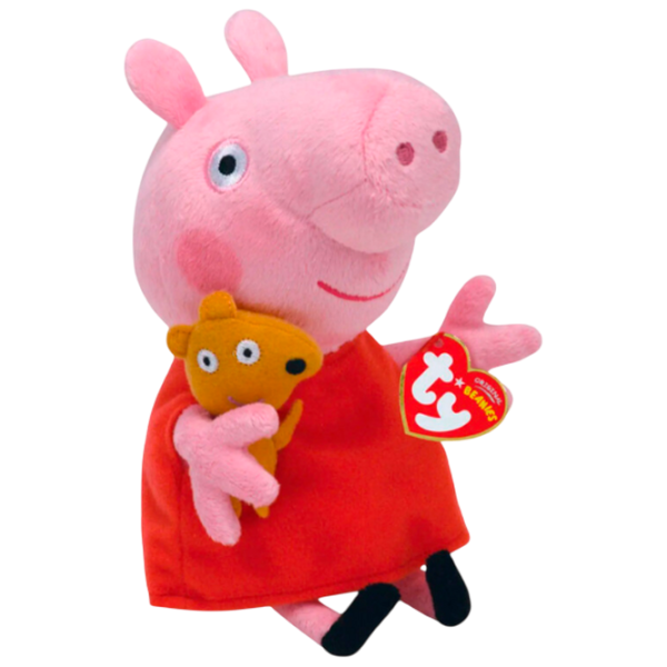 Jucărie moale Ty Beanie Babies Peppa TY46128 1+ / Pink photo 1