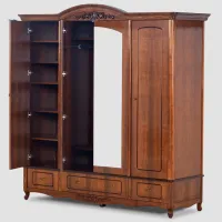 Dulap pentru haine Confort Irina 12 217.5 x 70 x 222 / Lemn / Maro photo 4