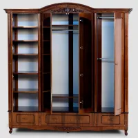 Dulap pentru haine Confort Irina 12 217.5 x 70 x 222 / Lemn / Maro photo 5