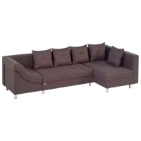 Canapea de colț Confort N-2 (1224548) Stofă / Brown