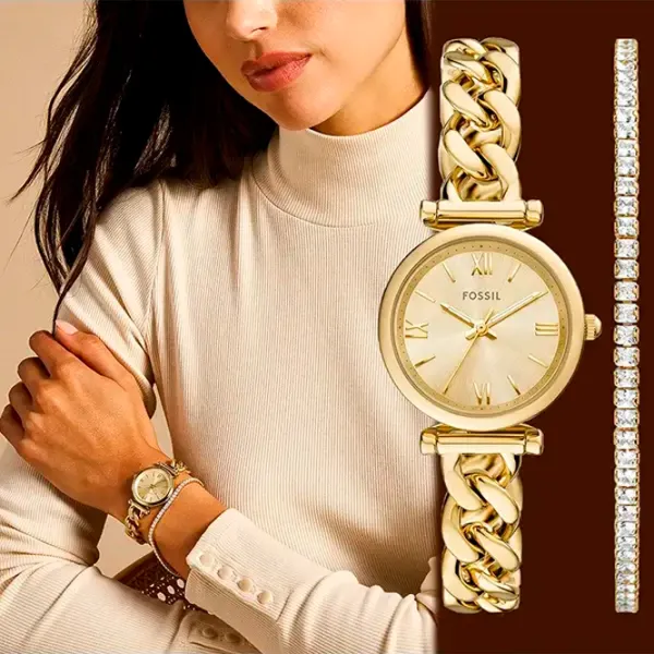 Наручные часы для женщин FOSSIL ES5387SET Кварцевый / 28 мм photo 5 Наручные часы для женщин FOSSIL ES5387SET Кварцевый / 28 мм photo 5