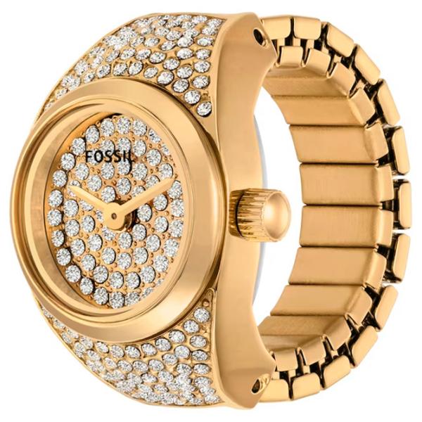 Кольцо с часами для женщин FOSSIL ES5392 Кварцевый / 15 мм photo 1 Кольцо с часами для женщин FOSSIL ES5392 Кварцевый / 15 мм photo 1