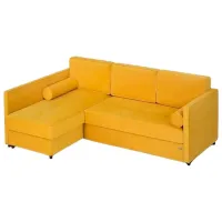 Canapea de colț Confort N (1224542) Stofă / Yellow