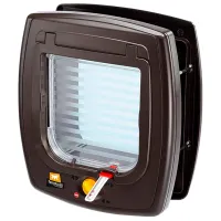 Ușă pentru animale Ferplast Swing 7 Brown / Plastic