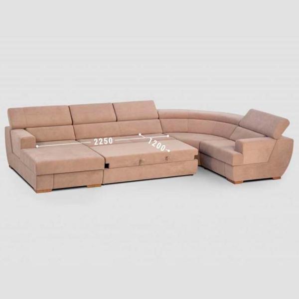 Угловой диван Confort Milan SG (1224536) Ткань / Бежевый photo 3 Угловой диван Confort Milan SG (1224536) Ткань / Бежевый photo 3