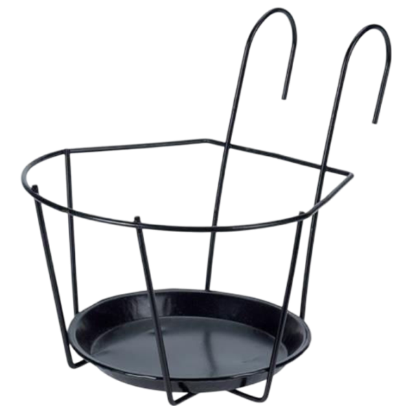 Ghiveci pentru flori ProGarden 41452 Black / Metal / Pe perete photo 1 Ghiveci pentru flori ProGarden 41452 Black / Metal / Pe perete photo 1