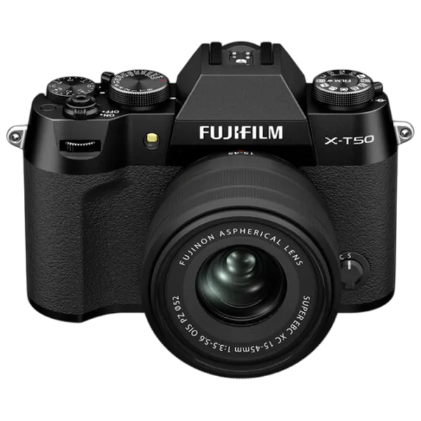 Фотоаппарат FujiFilm X-T50 15-45 mm  CMOS 5/ Черный photo 2 Фотоаппарат FujiFilm X-T50 15-45 mm  CMOS 5/ Черный photo 2