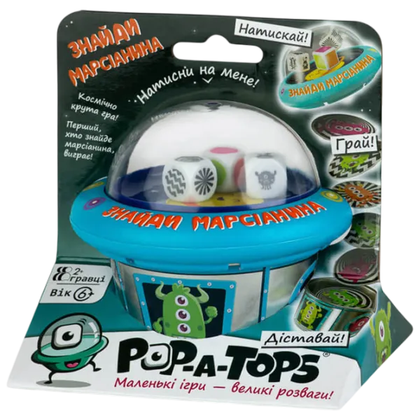 Настольная игра Fun Games Pop-A-Tops: Match a Martian 6+/ для компаний photo 1
