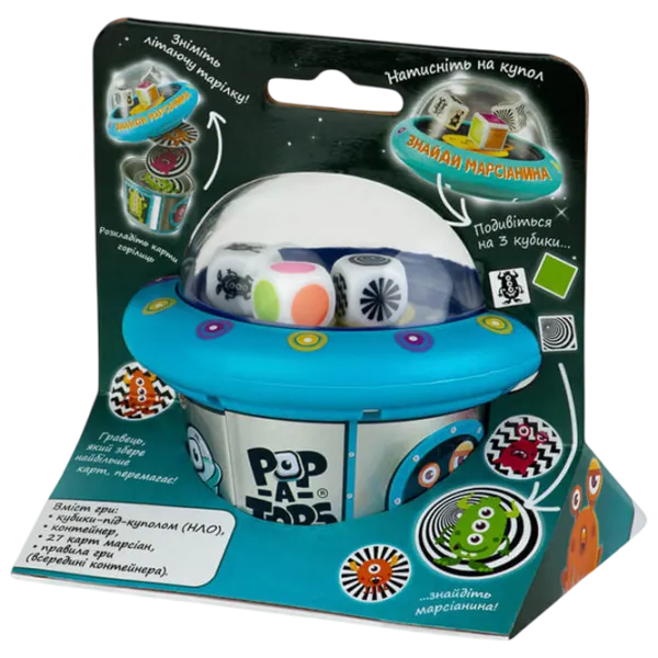 Настольная игра Fun Games Pop-A-Tops: Match a Martian 6+/ для компаний photo 2