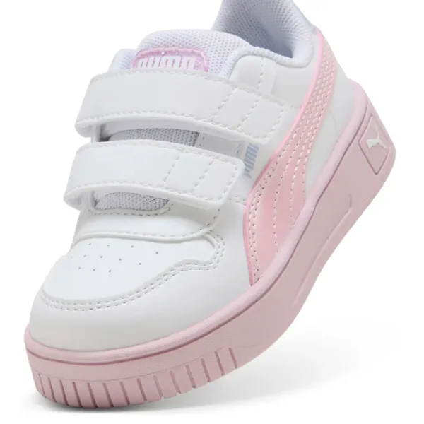 Ghete pentru fete Puma Carina Street Blurry Dreams V Infant Demisezon / White Pink photo 4