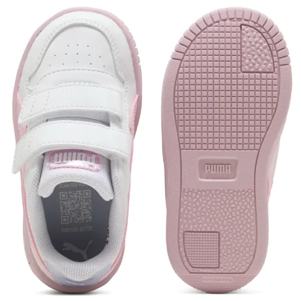 Ghete pentru fete Puma Carina Street Blurry Dreams V Infant Demisezon / White Pink photo 6