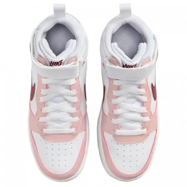 Ghete pentru fete Nike Court Borough Mid 2 Gs Demisezon / Pink photo 5 Ghete pentru fete Nike Court Borough Mid 2 Gs Demisezon / Pink photo 5