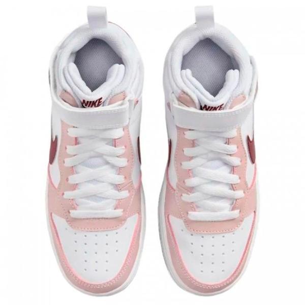 Ghete pentru fete Nike Court Borough Mid 2 Gs Demisezon / Pink photo 5 Ghete pentru fete Nike Court Borough Mid 2 Gs Demisezon / Pink photo 5