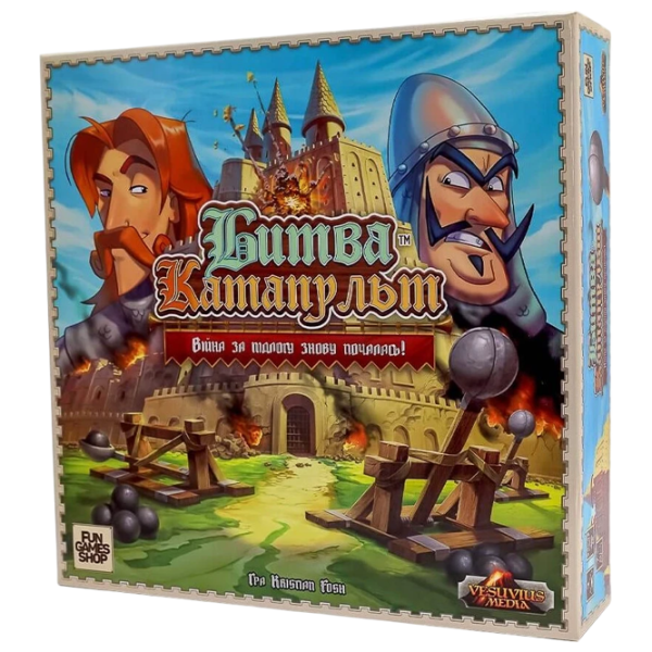 Настольная игра Fun Games Catapult Kingdoms, Catapult Feud 14+/ Логическая игра photo 1