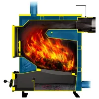 Cazan pe combustibil solid Teplodar Cupper Practic-20 1.1 20 kW / 200 m² photo 2