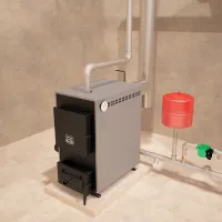 Cazan pe combustibil solid Teplodar Cupper Practic-20 1.1 20 kW / 200 m² photo 3