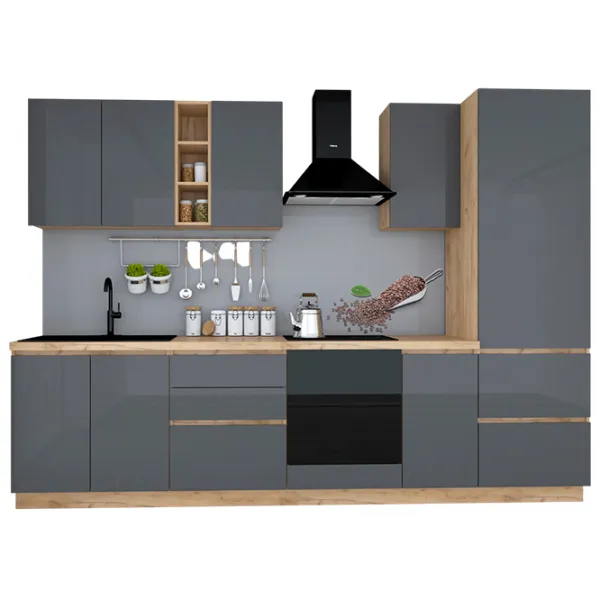 Кухня Marcel Prod Chelsea ДСП меламин / Anthracite photo 1