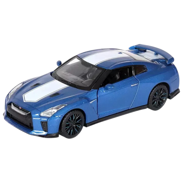 Mașină Richi Tichi Nissan GT-R (R35) 4895263400072  / / White Blue photo 1 Mașină Richi Tichi Nissan GT-R (R35) 4895263400072  / / White Blue photo 1