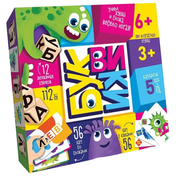 Joc educativ Danko Toys Letters  3+/ Dezvoltare photo 1