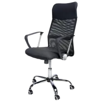 Fotoliu de birou FunFit Xenos Compact 2 Pânză, plasă acrilică/ Black 