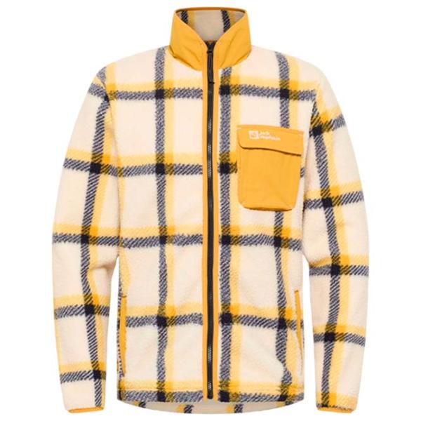Ветровка для мужчин Jack Wolfskin Felslicht Check Jkt Демисезонная / Желтый photo 1