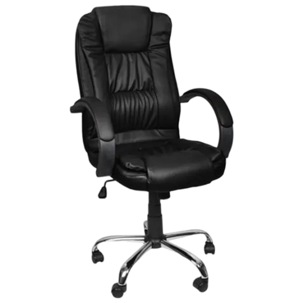 Fotoliu de birou Malatec 8983 Piele artificială/ Black photo 1