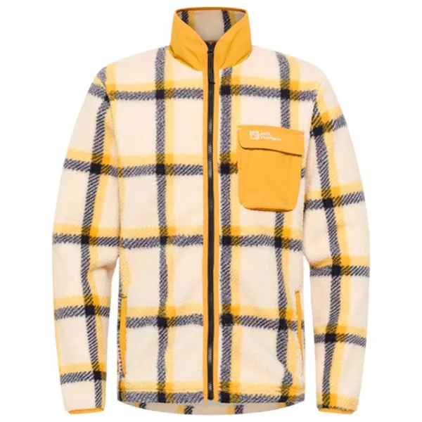 Ветровка для мужчин Jack Wolfskin Felslicht Check Jkt Демисезонная / Желтый photo 1