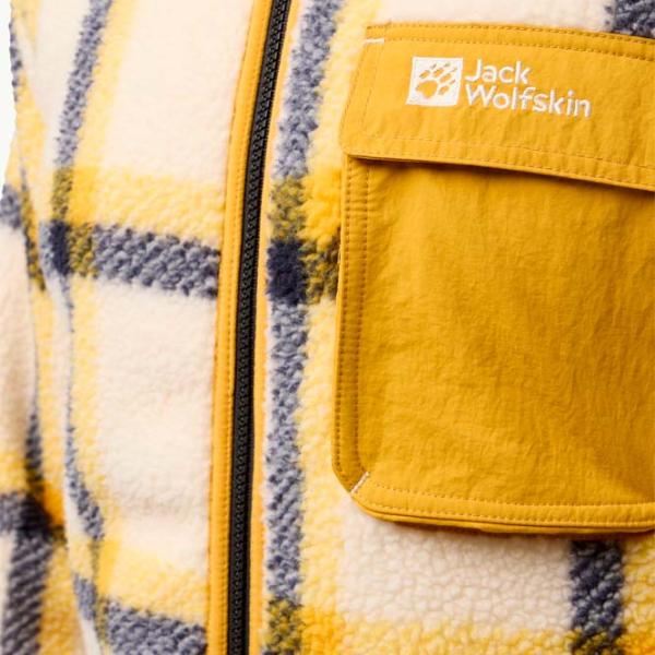 Ветровка для мужчин Jack Wolfskin Felslicht Check Jkt Демисезонная / Желтый photo 5