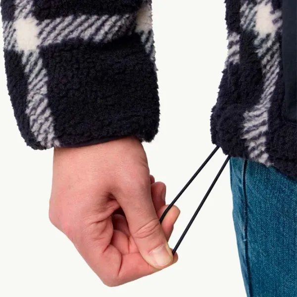 Jachetă pentru bărbați Jack Wolfskin Felslicht Check Jkt Semi-sezon / Dark navy photo 6