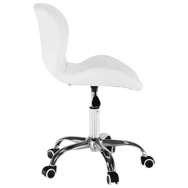 Fotoliu de birou Tempo Kondela Argus New Piele artificială/ White Chrome photo 2