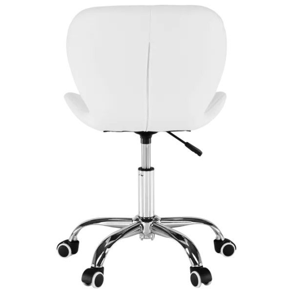 Fotoliu de birou Tempo Kondela Argus New Piele artificială/ White Chrome photo 3