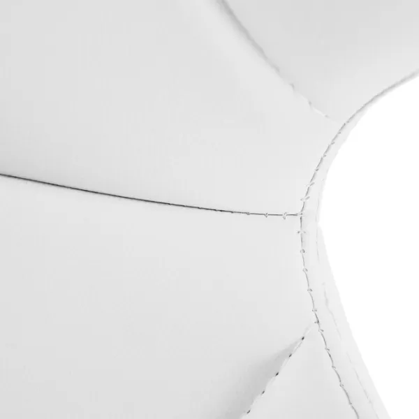 Fotoliu de birou Tempo Kondela Argus New Piele artificială/ White Chrome photo 7