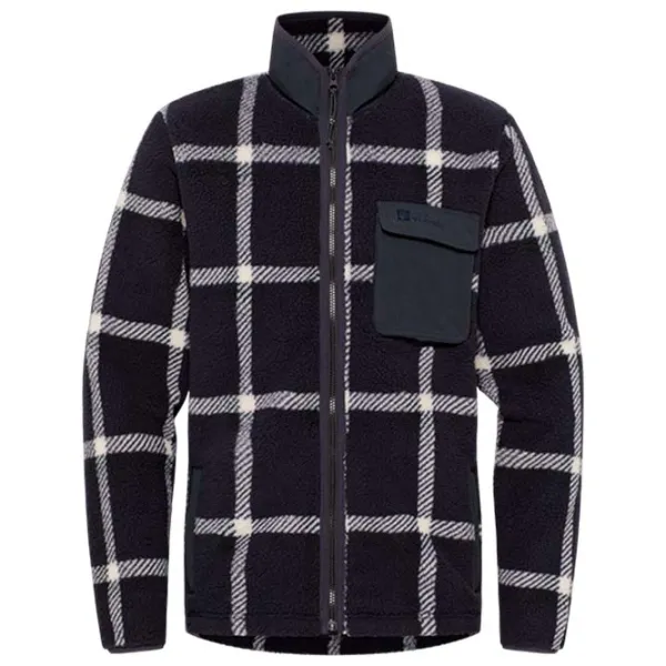 Jachetă pentru bărbați Jack Wolfskin Felslicht Check Jkt Semi-sezon / Dark navy photo 1