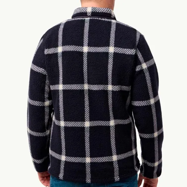Jachetă pentru bărbați Jack Wolfskin Felslicht Check Jkt Semi-sezon / Dark navy photo 4