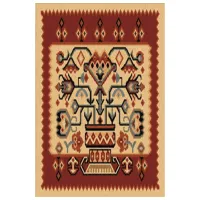 Covor Covoare Ungheni Suvenire Antique Red Beige / Lână