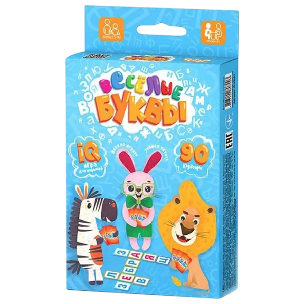 Joc educativ Danko Toys Fun letters 3+/ Joc de logică photo 1