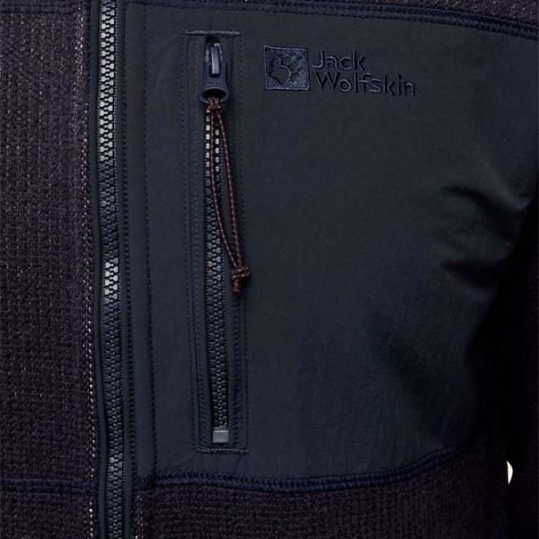 Ветровка для мужчин Jack Wolfskin Kaminfeuer Hooded Jacket Демисезонная / Dark navy photo 5