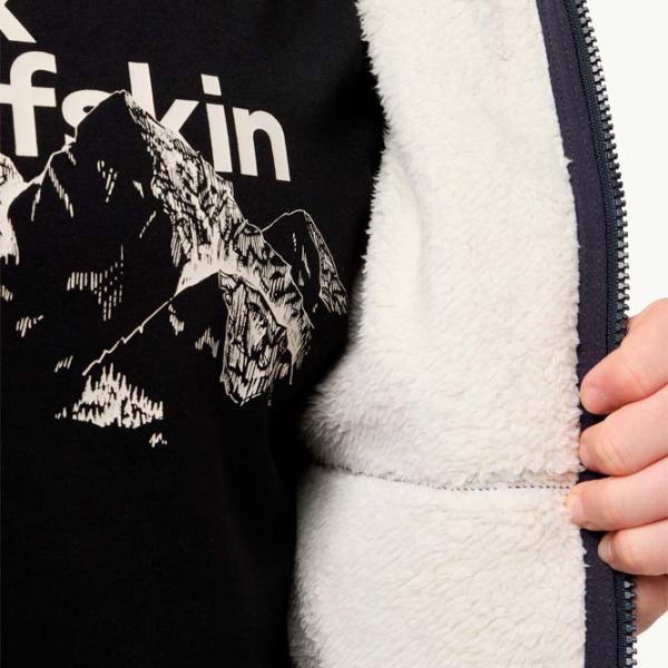 Ветровка для мужчин Jack Wolfskin Kaminfeuer Hooded Jacket Демисезонная / Dark navy photo 6