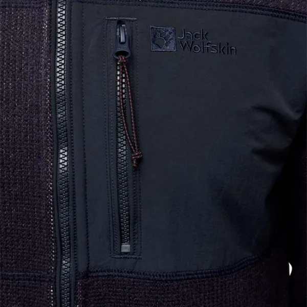 Jachetă pentru bărbați Jack Wolfskin Kaminfeuer Hooded Jacket Semi-sezon / Dark navy photo 5 Jachetă pentru bărbați Jack Wolfskin Kaminfeuer Hooded Jacket Semi-sezon / Dark navy photo 5