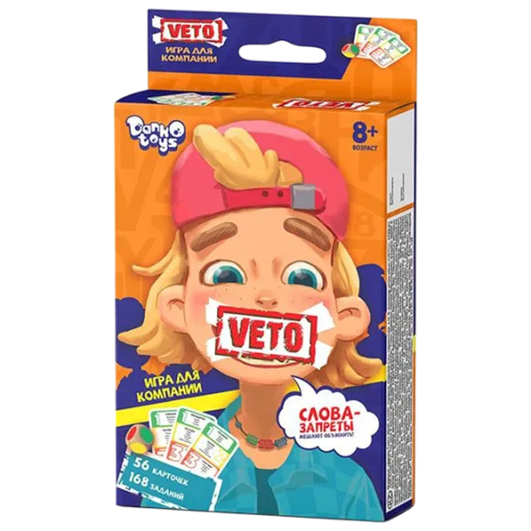 Настольная игра Danko Toys Veto Mini 8+/ Логическая игра photo 1