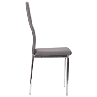 Scaun de bucătărie AG Sicilia Piele artificială/ Black Chrome photo 2