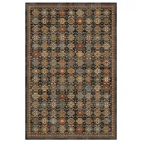 Covor Covoare Ungheni Antique Black Brown / Lână