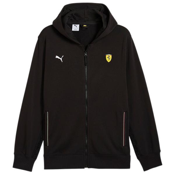 Hanorac pentru bărbați Puma Ferrari Race  Drept / Black photo 1 Hanorac pentru bărbați Puma Ferrari Race  Drept / Black photo 1